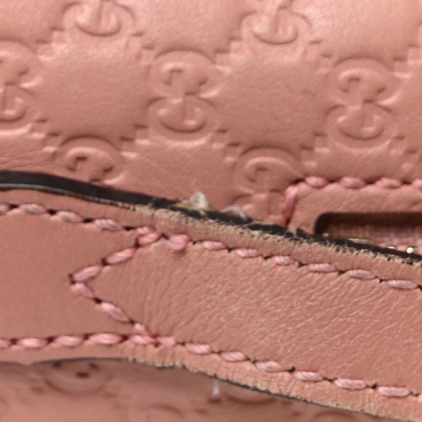 Soft Microguccissima Mini Bree Messenger Bag Soft Pink