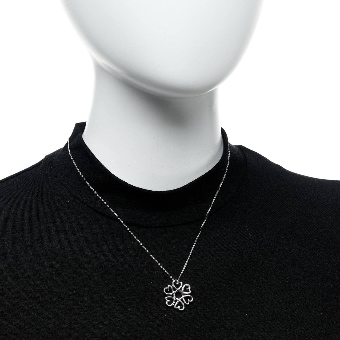 Sterling Silver Paloma Picasso Loving Hearts Pendant Necklace