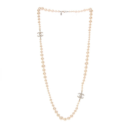Chanel Graduated Pearl CC Long Necklace 3 of 6