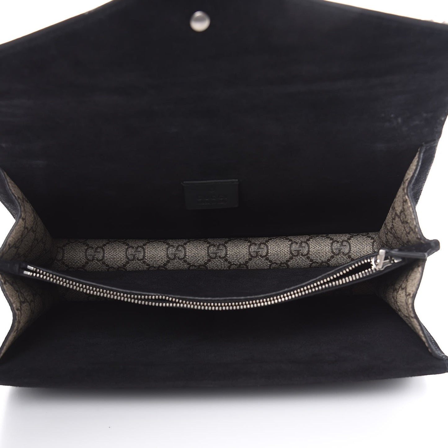 GG Supreme Monogram Crystal Small Dionysus Shoulder Bag Black