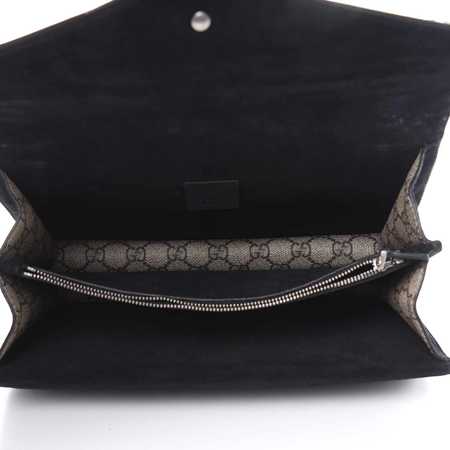 Gucci GG Supreme Monogram Crystal Small Dionysus Shoulder Bag Black 5 of 12