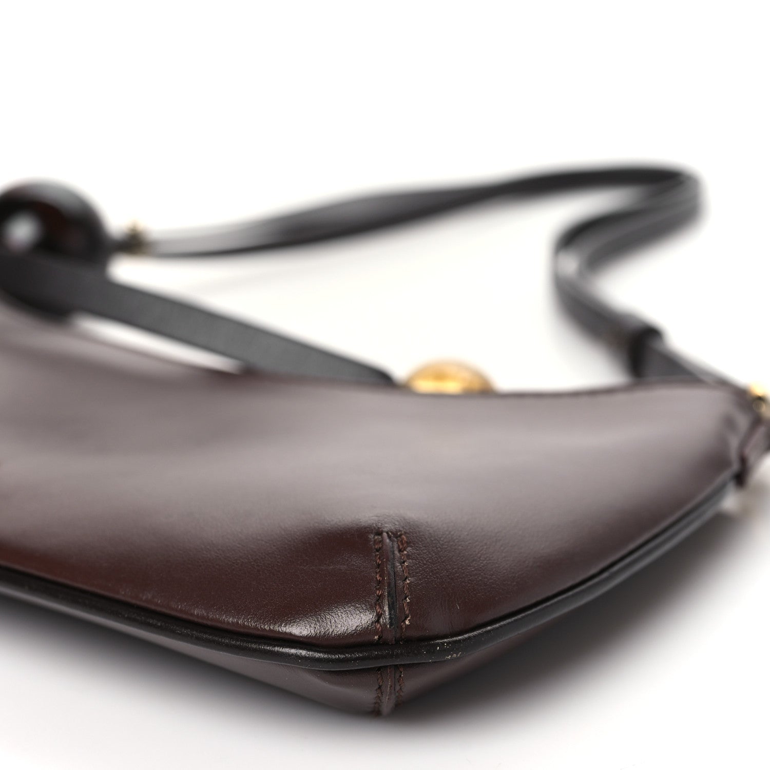 Jacquemus Smooth Calfskin Le Bisou Perle Medium Brown 9 of 11