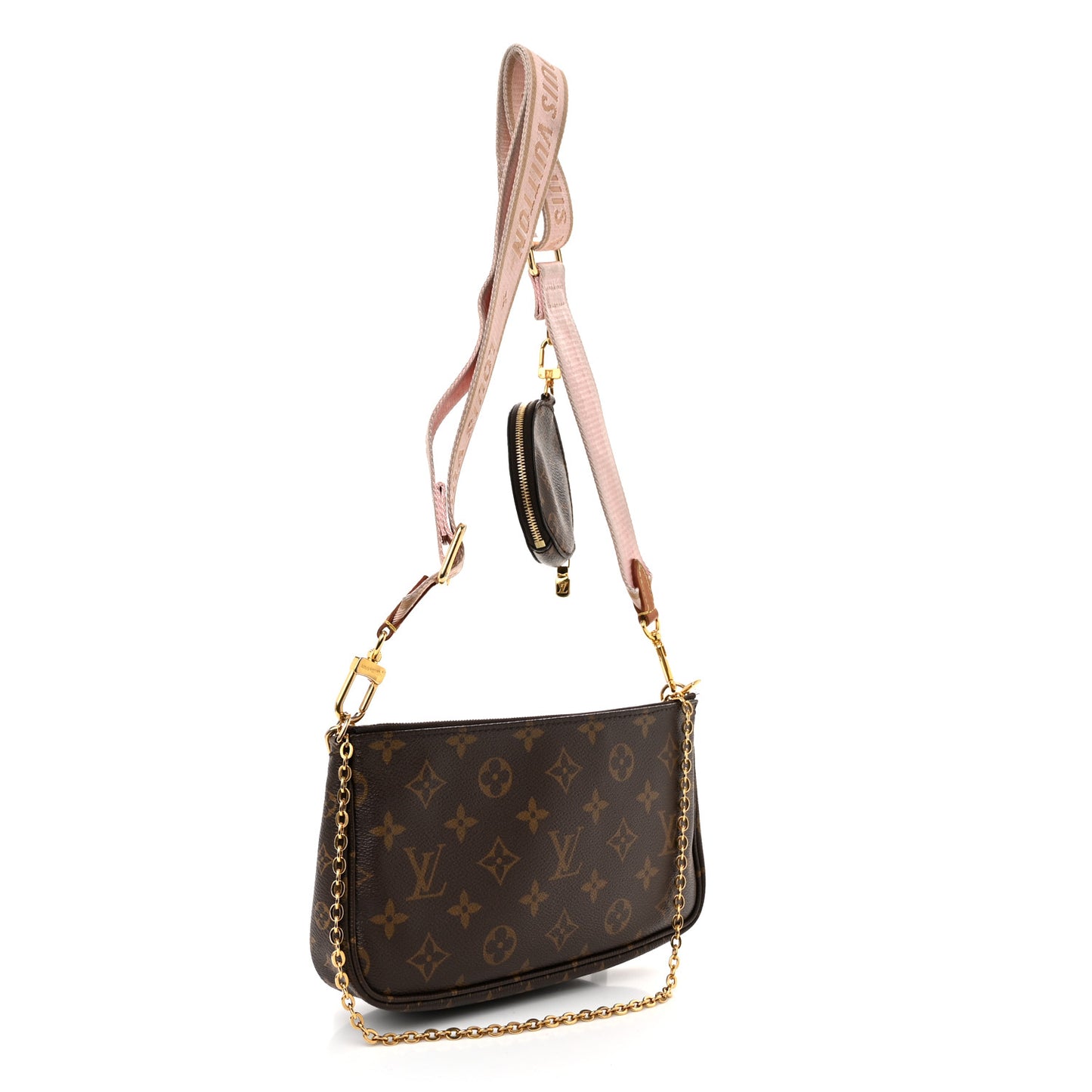Monogram Multi Pochette Accessories Rose Clair