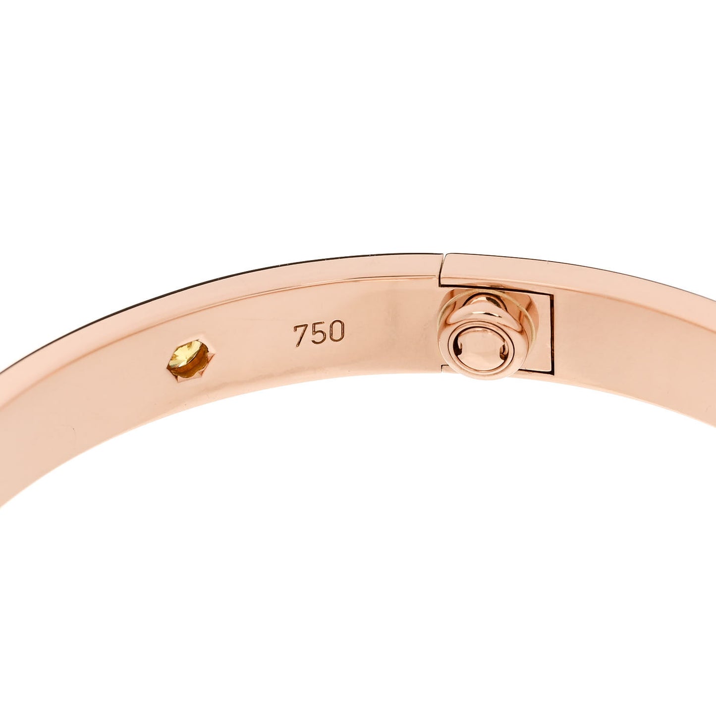 18K Pink Gold Sapphire Garnet Amethyst LOVE Bracelet 18