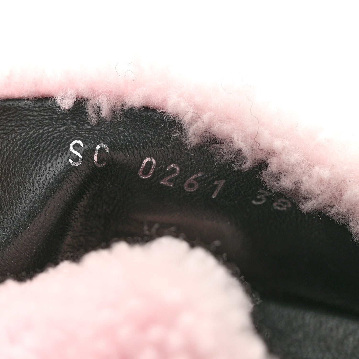 Louis Vuitton Shearling Calfskin Paseo Flat Comfort Sandal 38 Pink 9 of 10