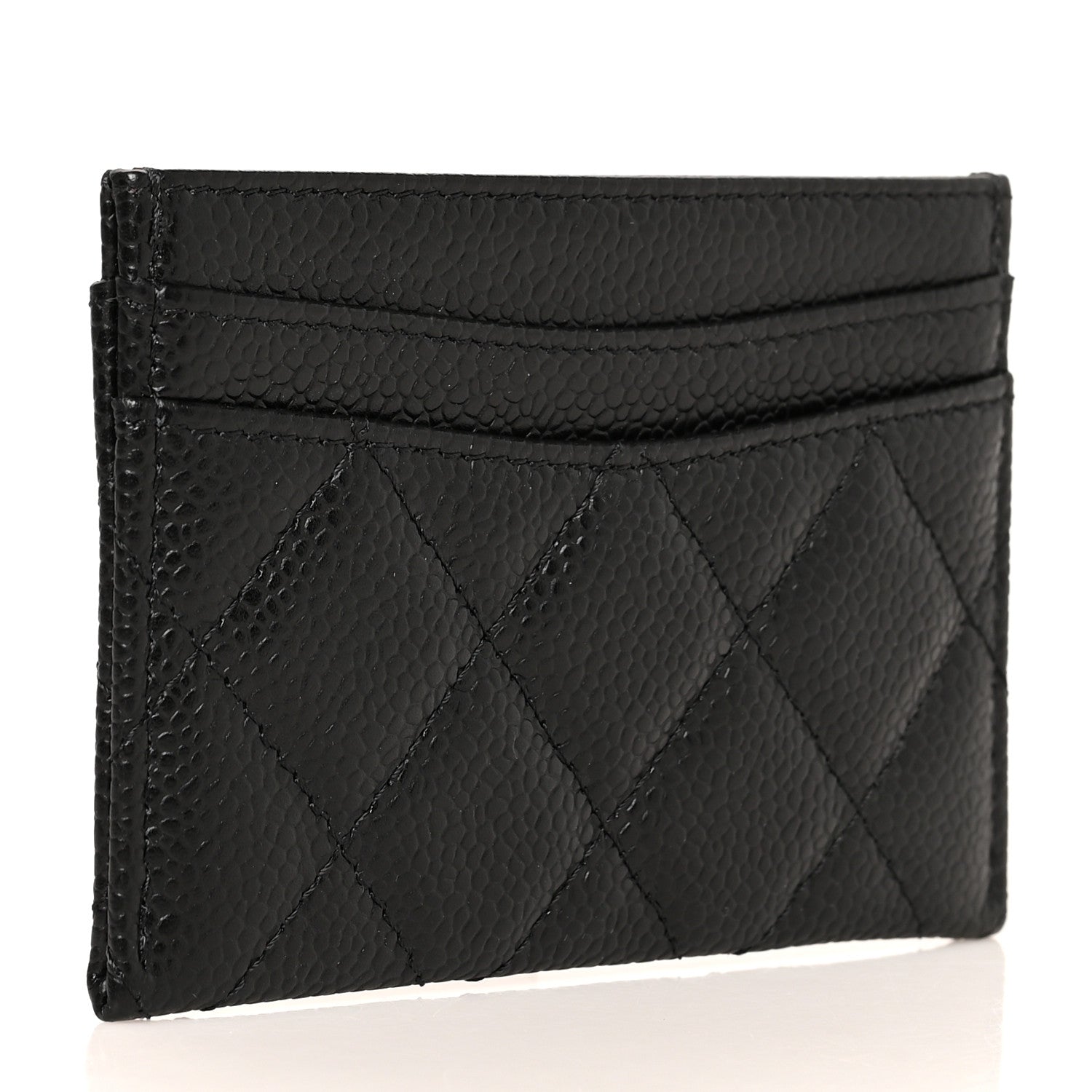 Chanel Caviar Quilted Card Holder Black 3 of 9