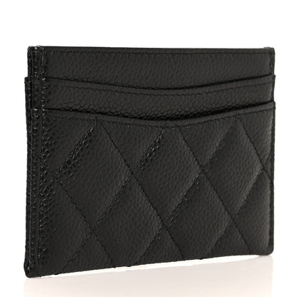 Chanel Caviar Quilted Card Holder Black 3 of 9