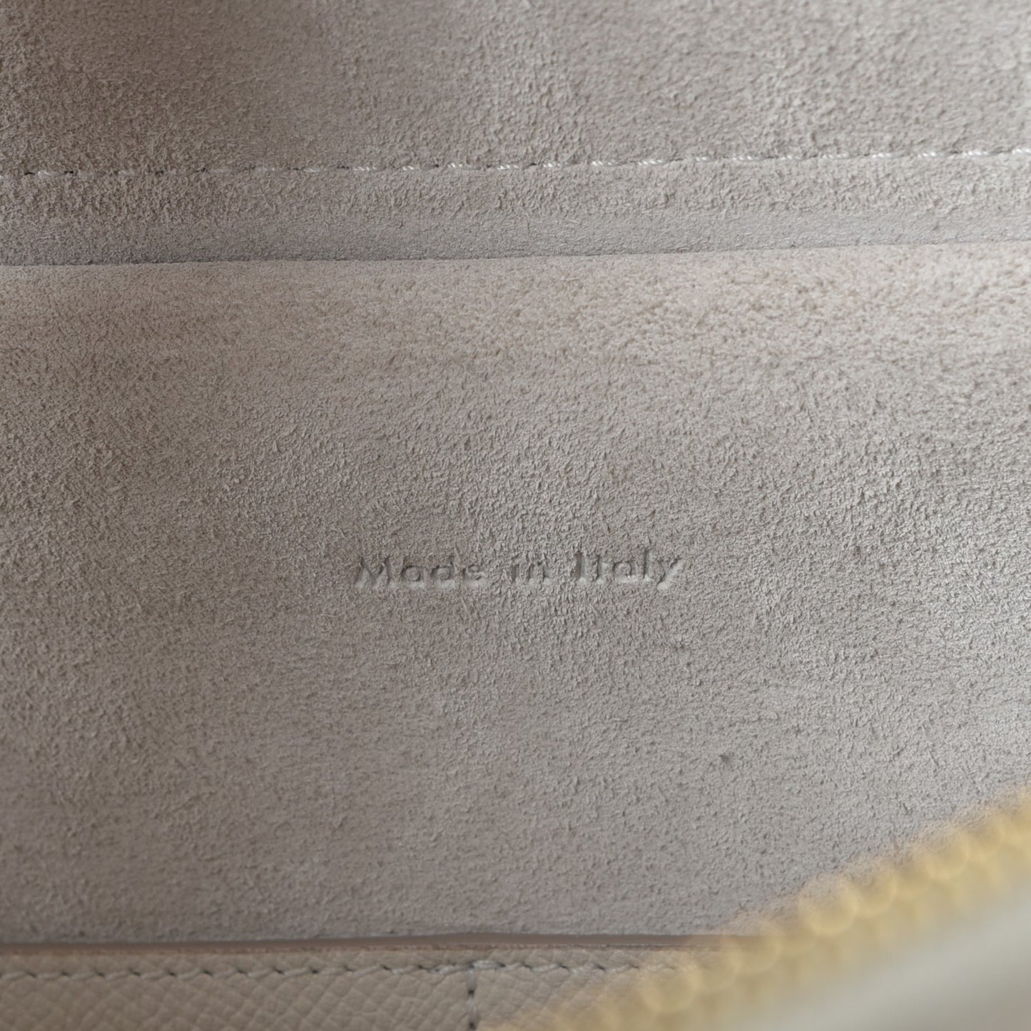 Grained Calfskin Mini Belt Bag White