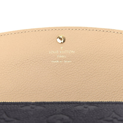 Louis Vuitton Empreinte Emilie Wallet Black Dune 6 of 6