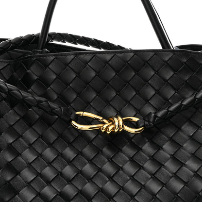 Bottega Veneta Nappa Intrecciato Large Andiamo Shoulder Bag Black 7 of 11
