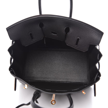 Hermes Togo Birkin 25 Black 7 of 28