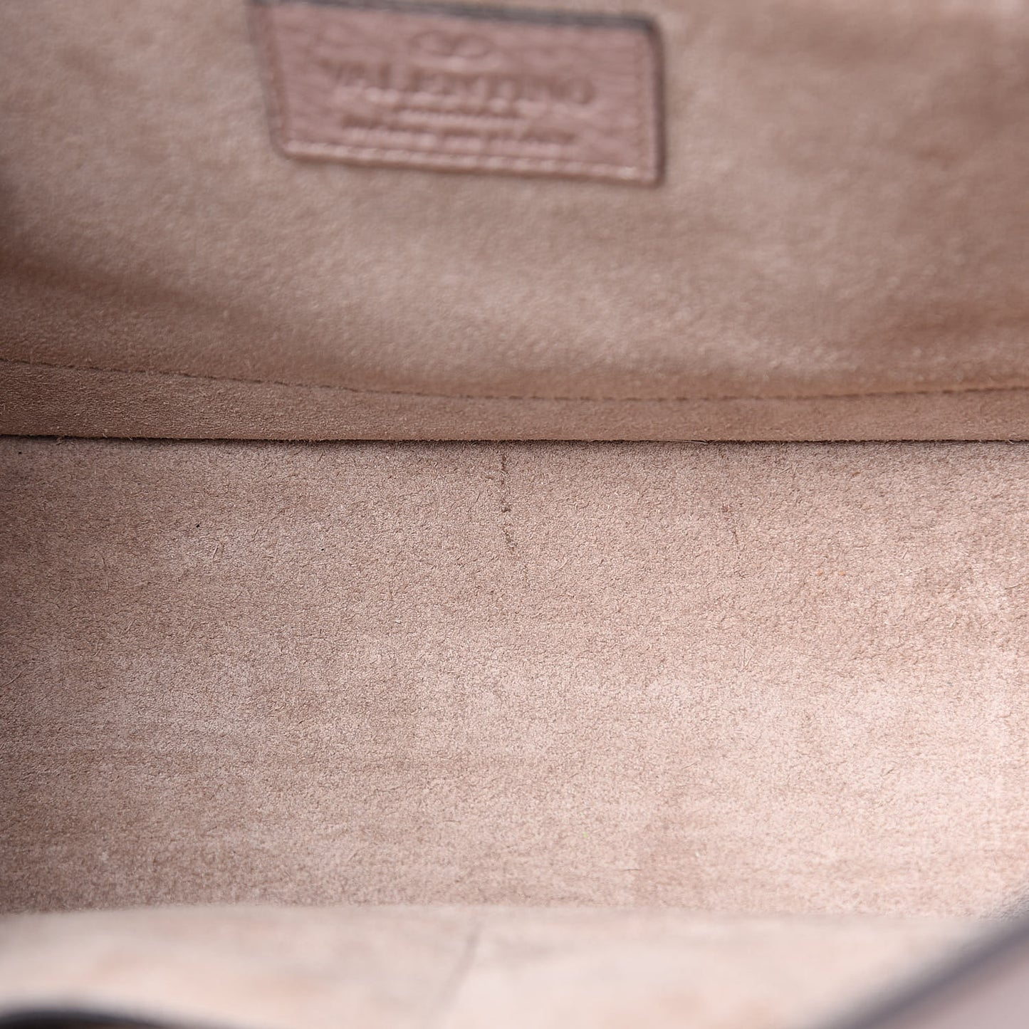 Grained Calfskin Rockstud Top Handle Flap Shoulder Bag Poudre