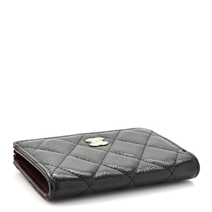 Chanel Caviar Quilted Zipped Key Holder Case Black 4 of 8