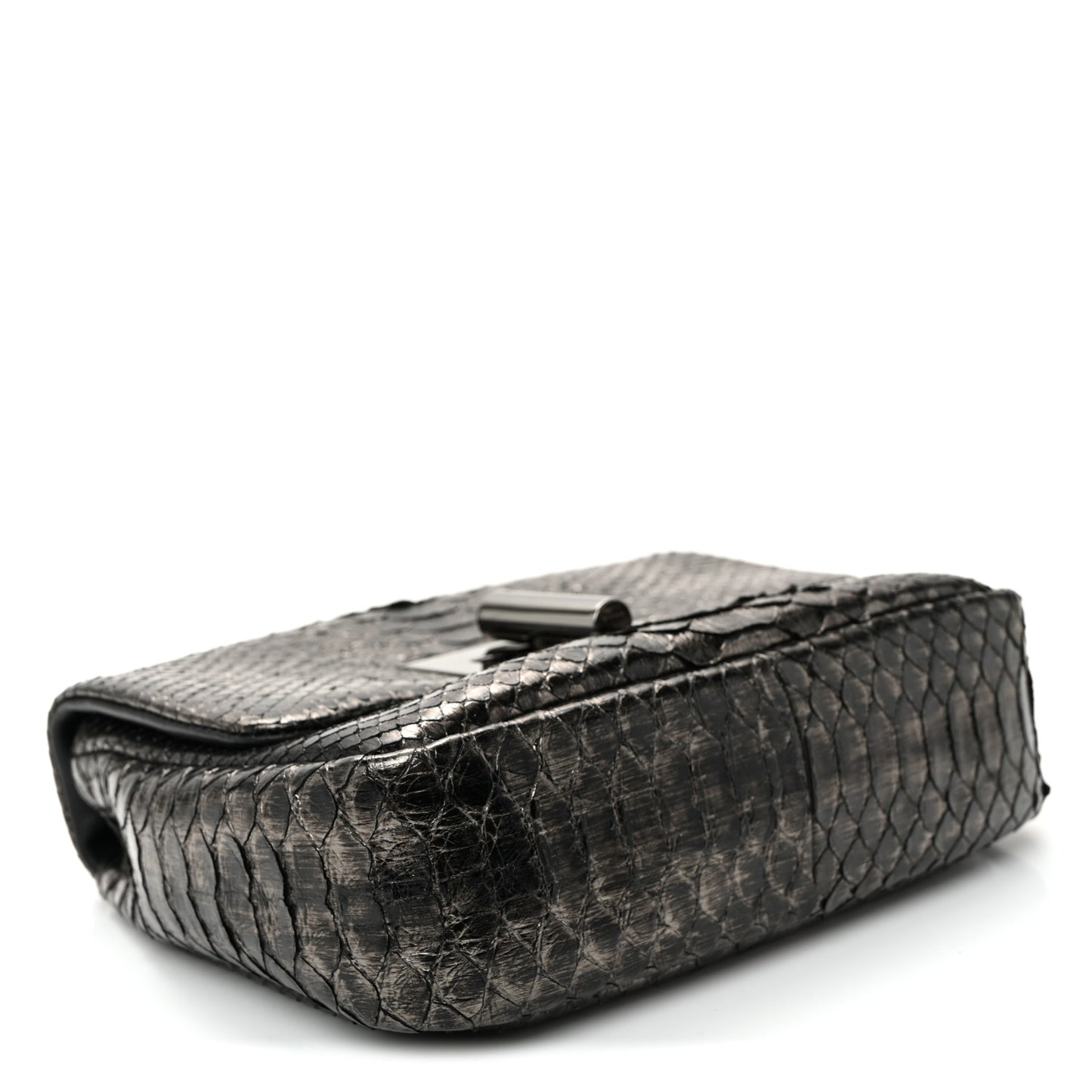 Snakeskin Natalia Shoulder Bag Black