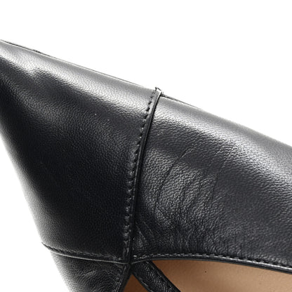 Jimmy Choo Calfskin Saoni 100 Pumps 39.5 Black 9 of 10