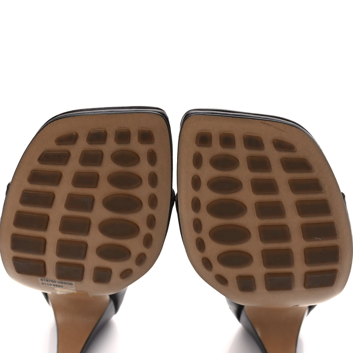 Bottega Veneta Nappa Square Toe Slip-On Mule Sandals 40 Fondante 8 of 9