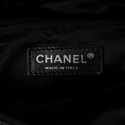Chanel Lambskin Quilted Hidden Chain Hobo Black 6 of 10