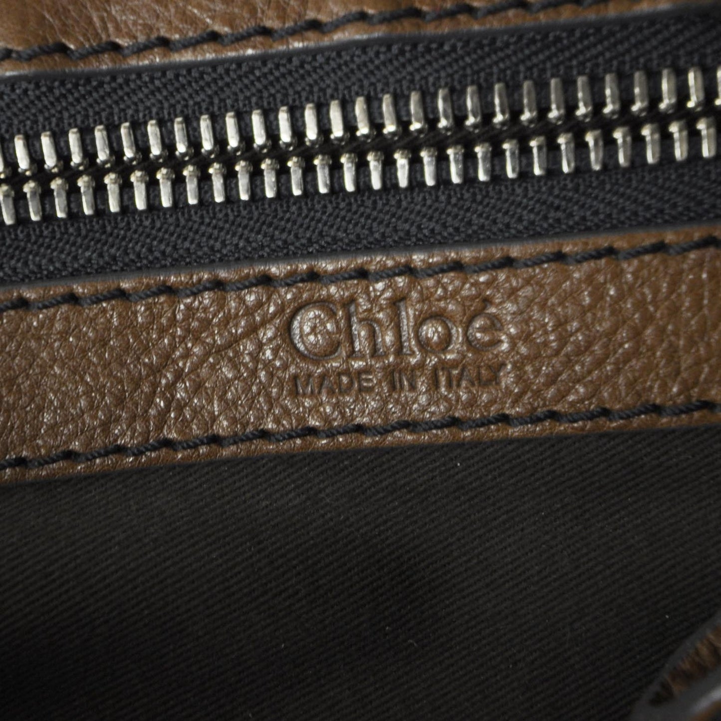 Leather Edith Satchel Brown
