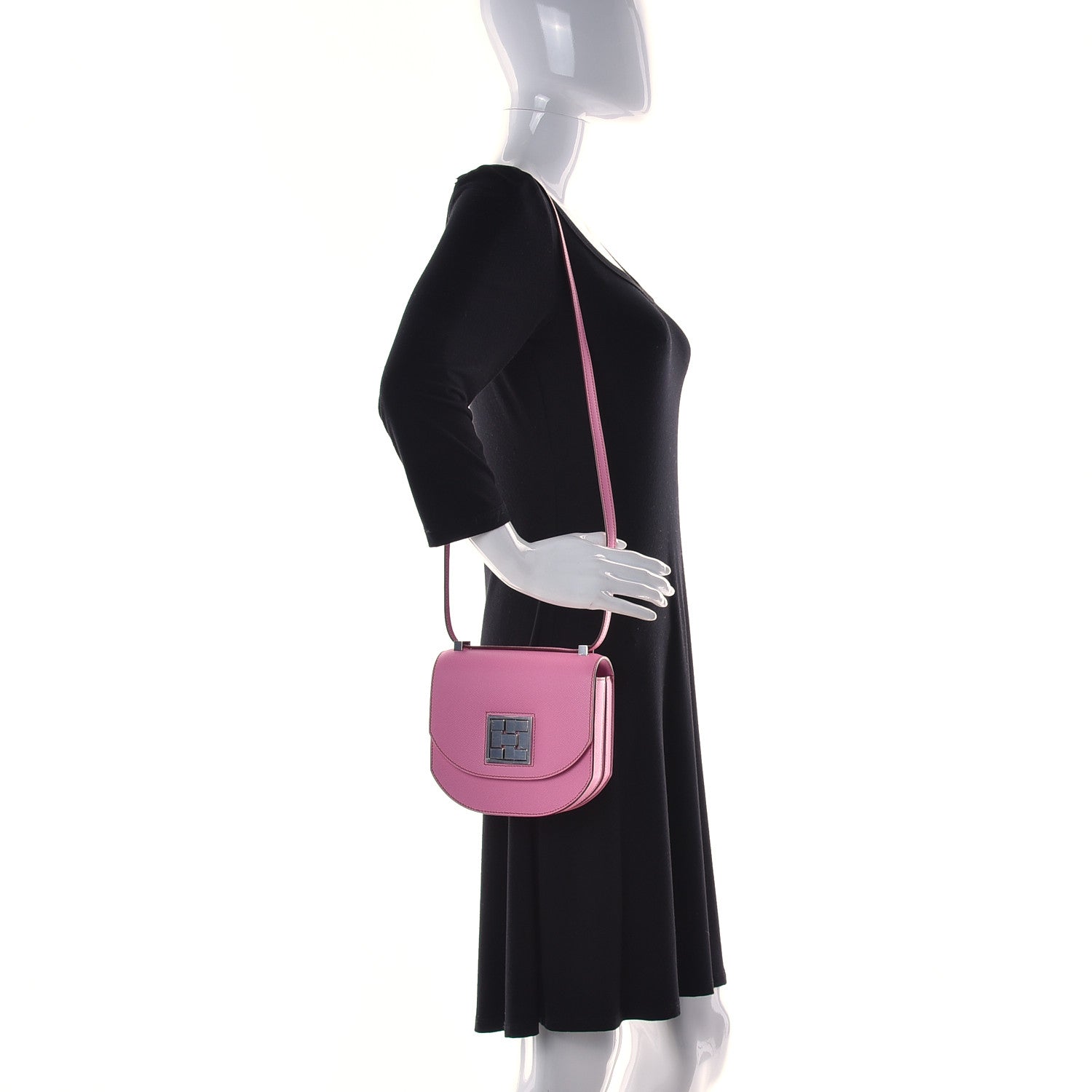 Hermes Epsom Mosaique Au 24-17 5P Pink 2 of 12
