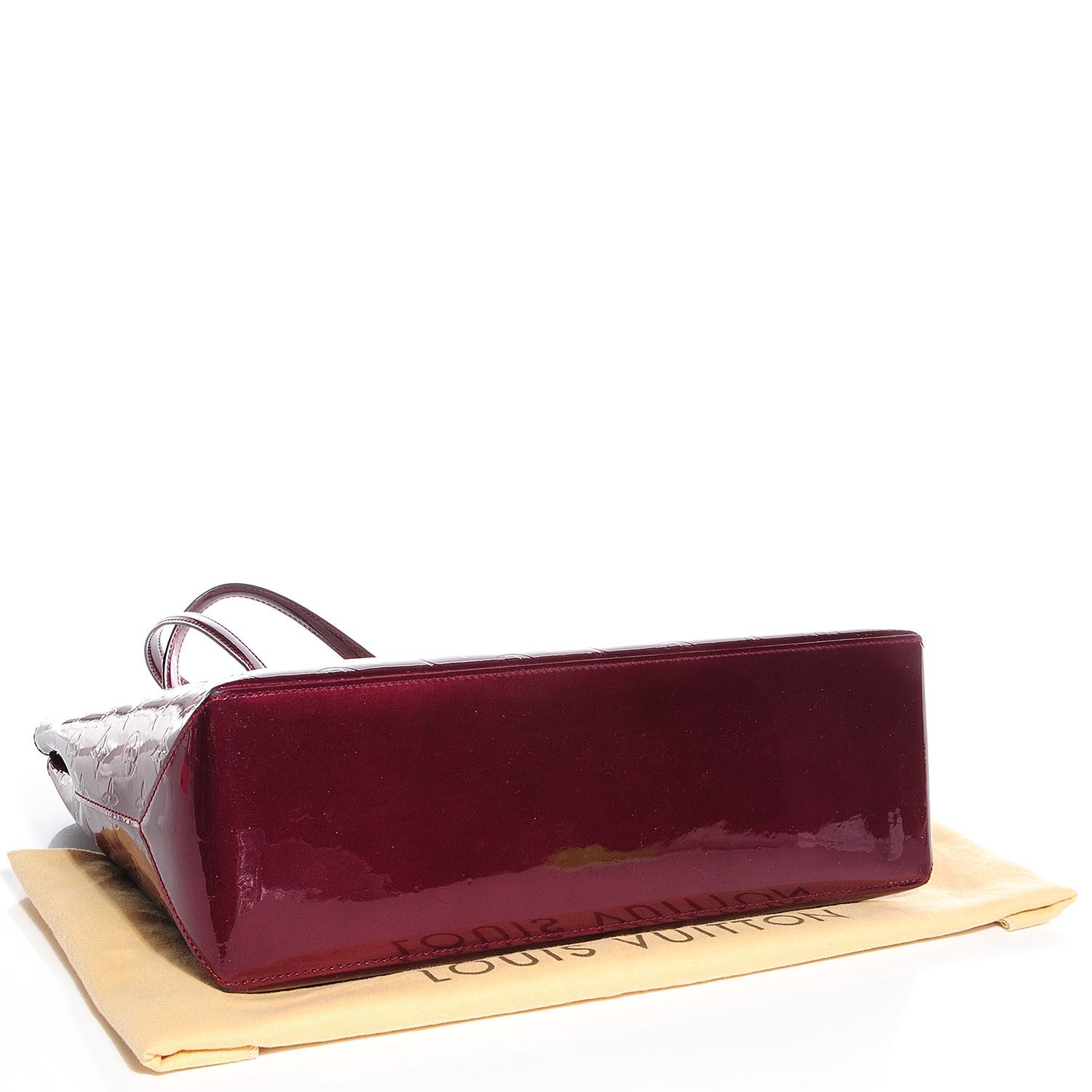 Louis Vuitton Vernis Wilshire MM Rouge Fauviste 4 of 7