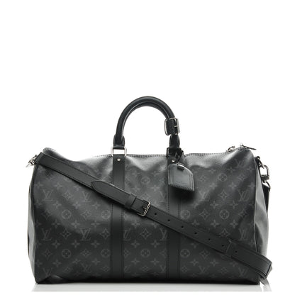 Louis Vuitton Monogram Eclipse Keepall Bandouliere 45 1 of 7