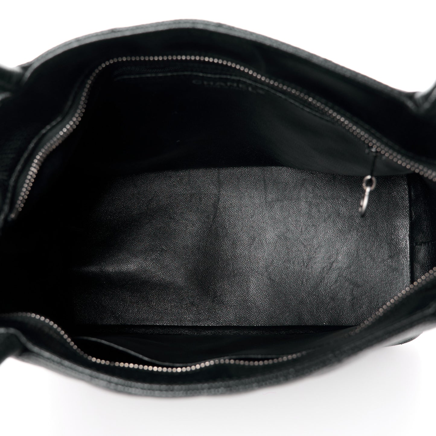 Caviar Quilted Medallion Tote Black