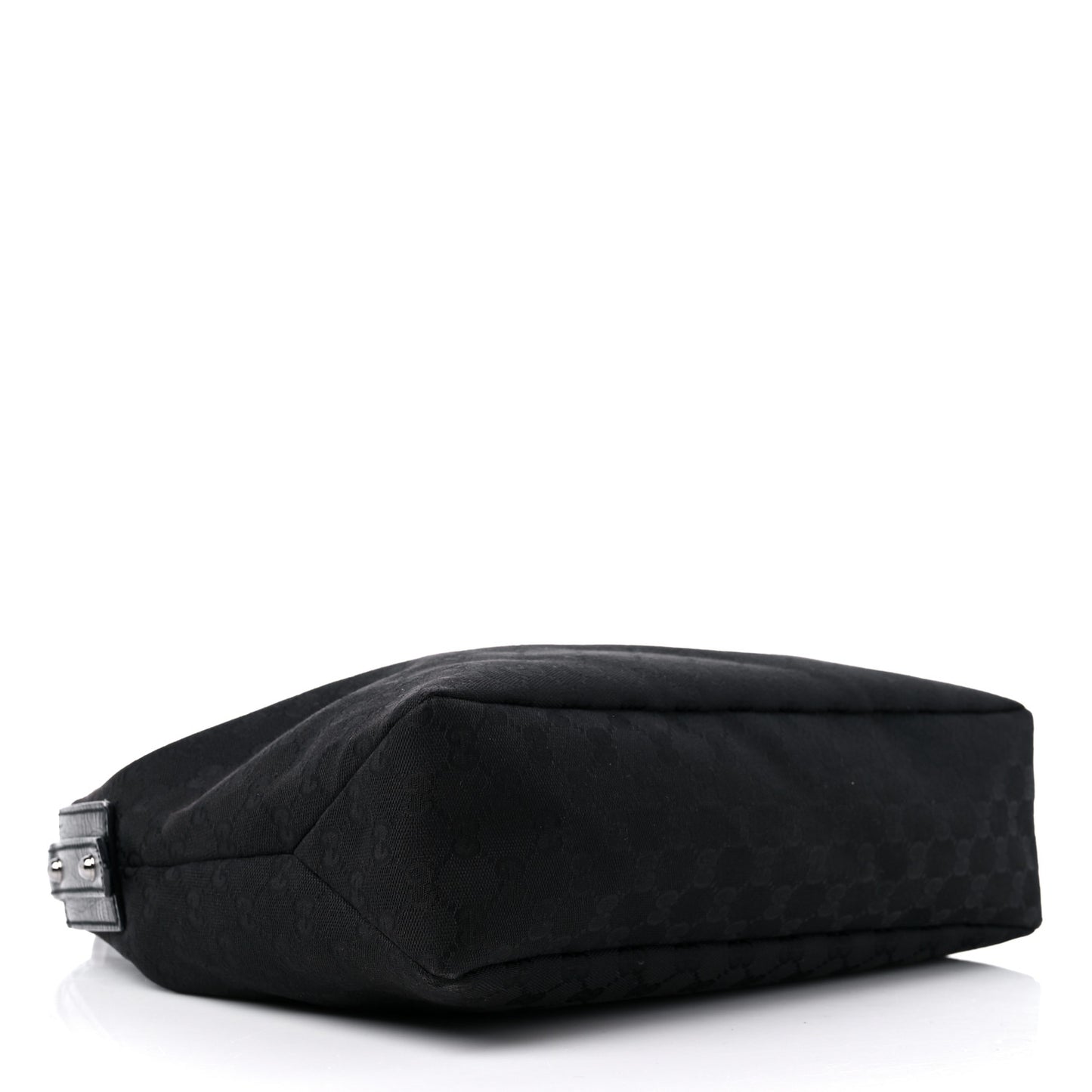 Monogram Medium Horsebit Chain Hobo Black