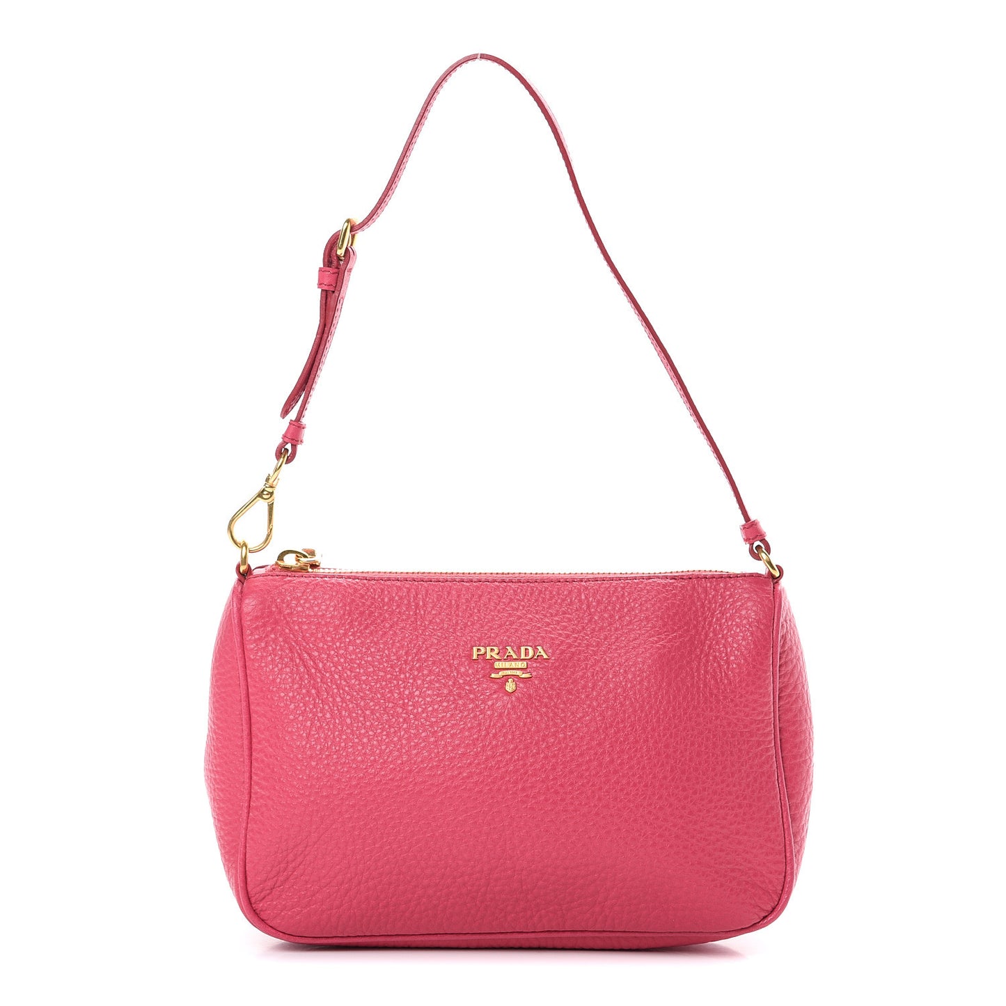Vitello Daino Pochette Bag Peonia