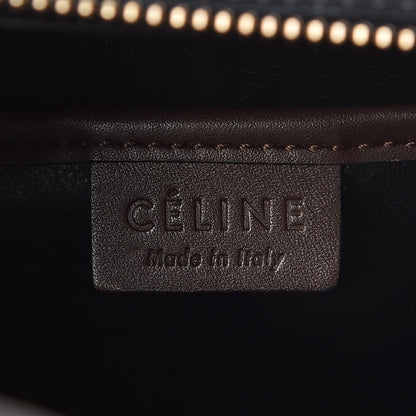 Celine Calfskin Bullhide Nano Tri-Color Luggage Bright Red 6 of 8