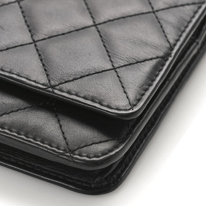 Chanel Calfskin Quilted Cambon Wallet on Chain WOC Black 9 of 10