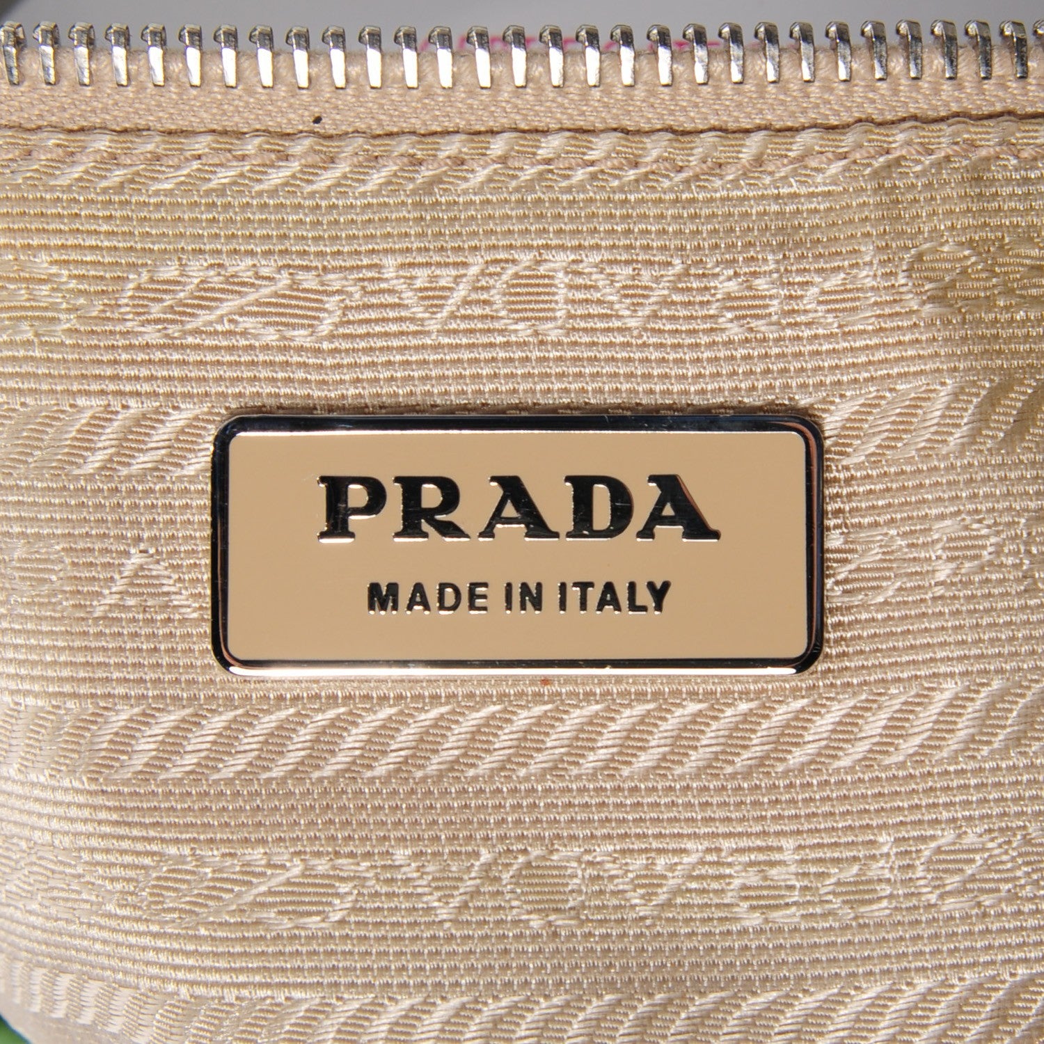 Prada Ostrich Metal Bar Bag 9 of 11