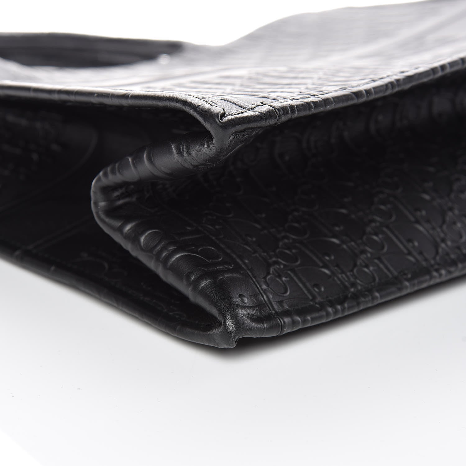 Christian Dior Oblique Calfskin Embossed Book Tote Black 8 of 9