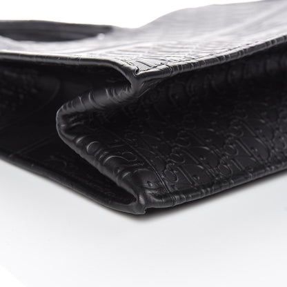 Christian Dior Oblique Calfskin Embossed Book Tote Black 8 of 9