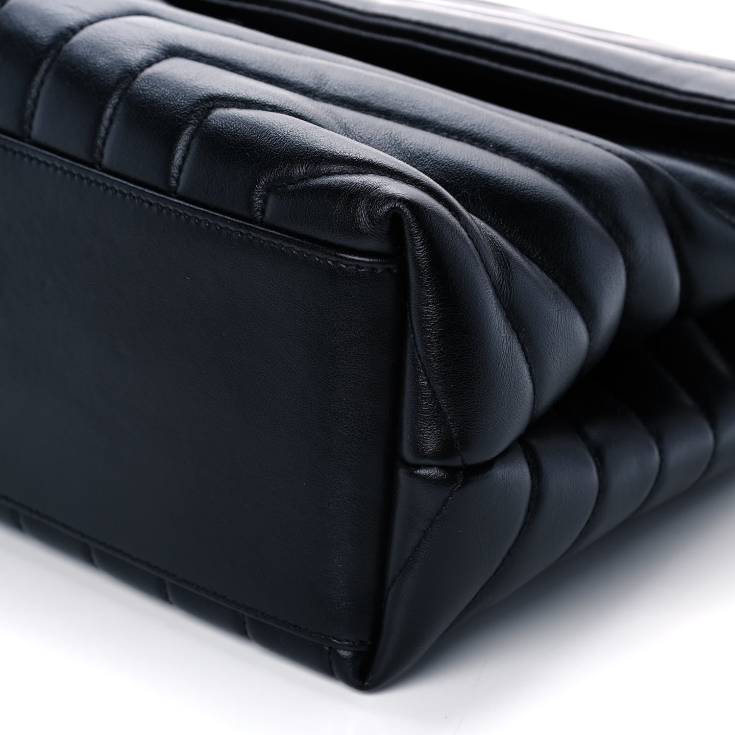 Saint Laurent Calfskin Y Quilted Monogram Medium Loulou Chain Satchel Black 12 of 12
