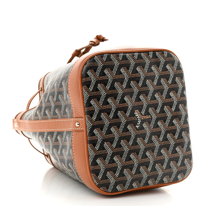 Goyard Goyardine Petit Flot Bucket Bag PM Black Gold 4 of 10
