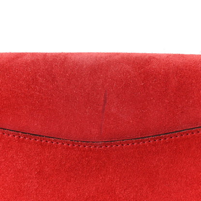Gucci Suede Vitello Velvet Medium Dionysus Shoulder Bag Vulcanic Red 11 of 12