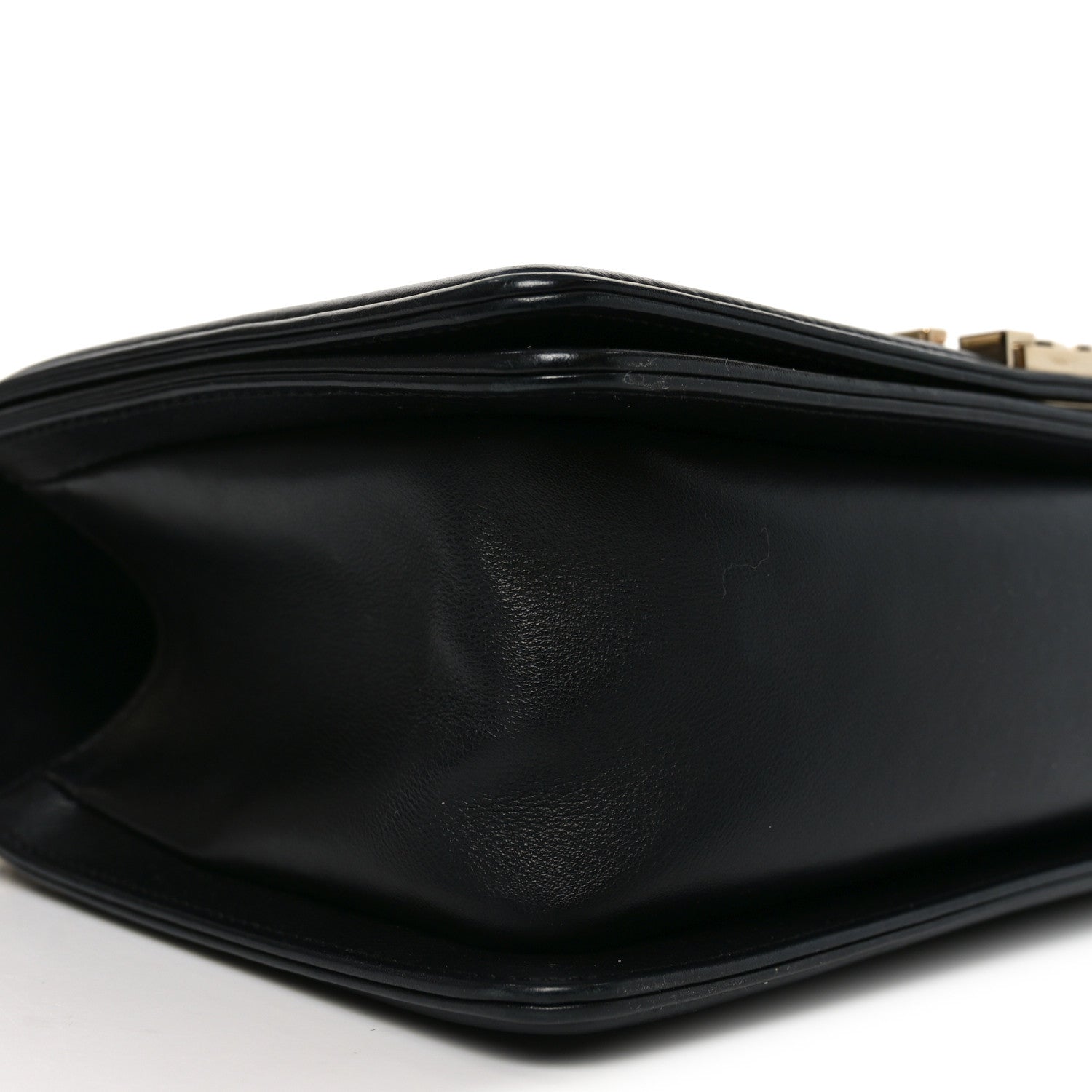 Chanel Lambskin Quilted Medium Boy Flap Black 9 of 10