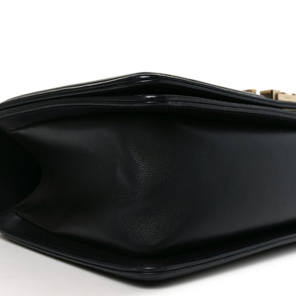 Chanel Lambskin Quilted Medium Boy Flap Black 9 of 10