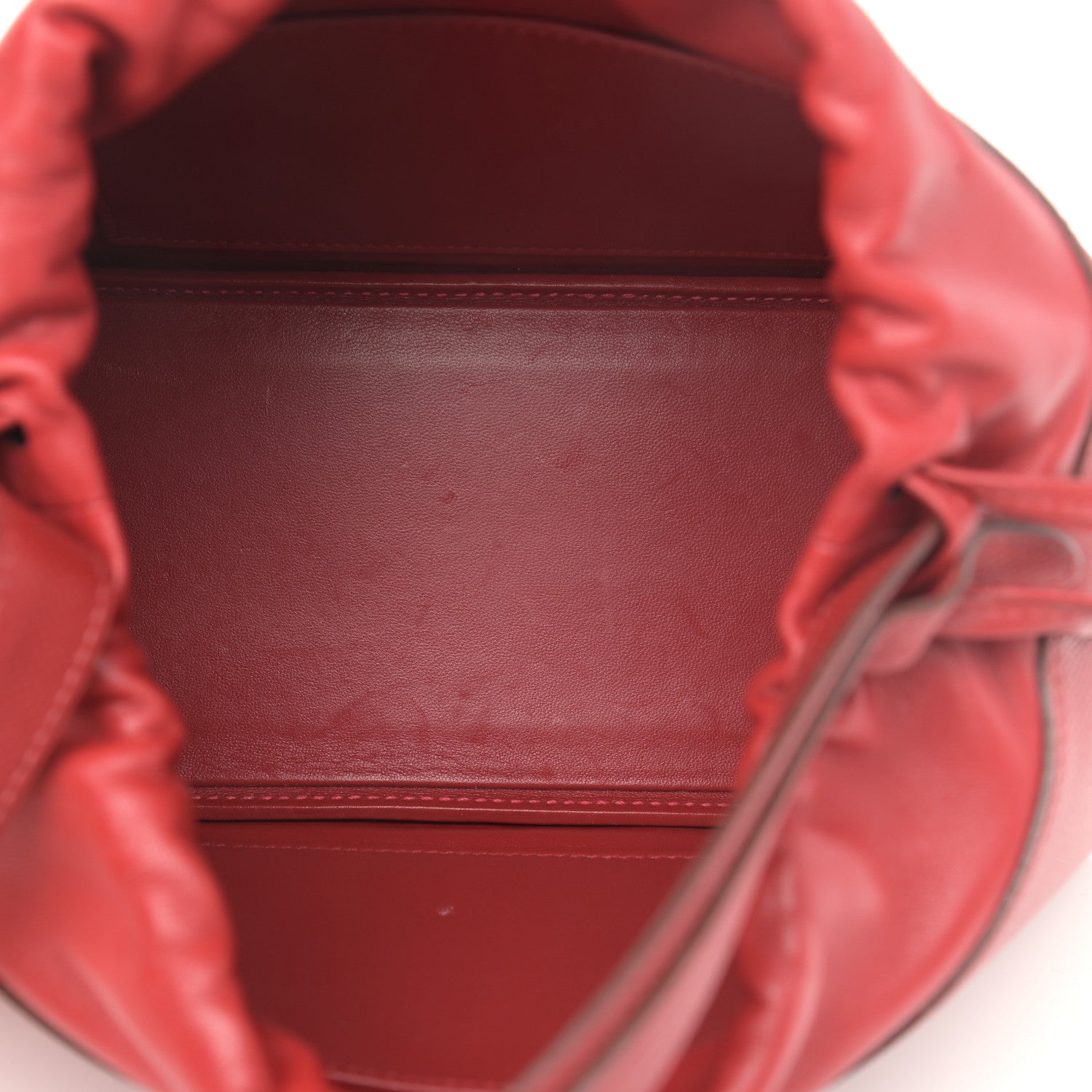 Hermes Epsom Top Handle Bag Rouge Casaque 5 of 12