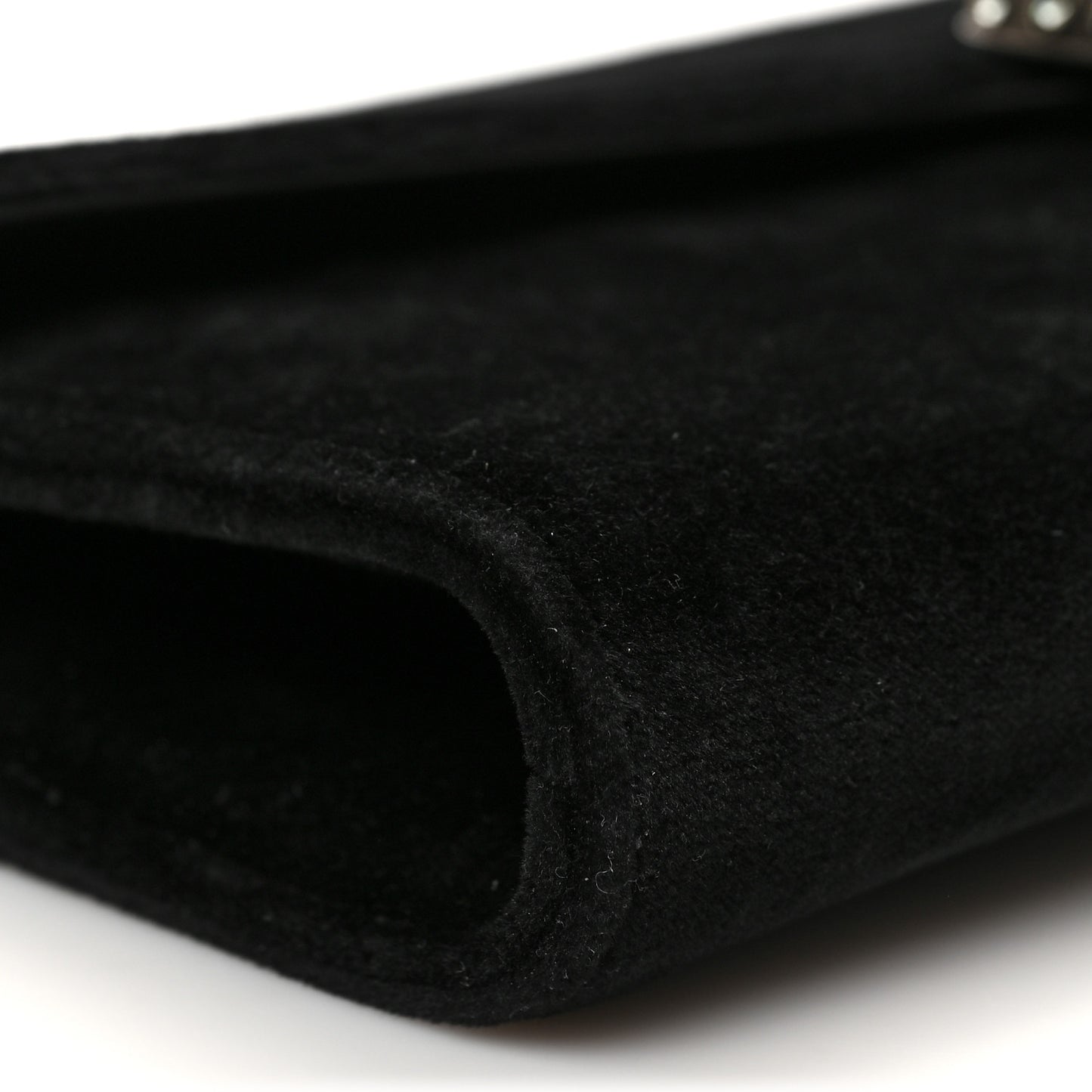 Velvet Dionysus Clutch Black