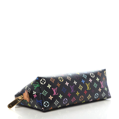 Louis Vuitton Monogram Multicolor Cosmetic Pouch Black Grenade 4 of 8