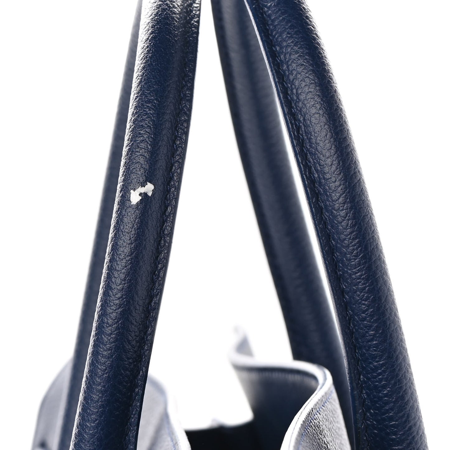 Grained Calfskin Small Sac De Jour Navy