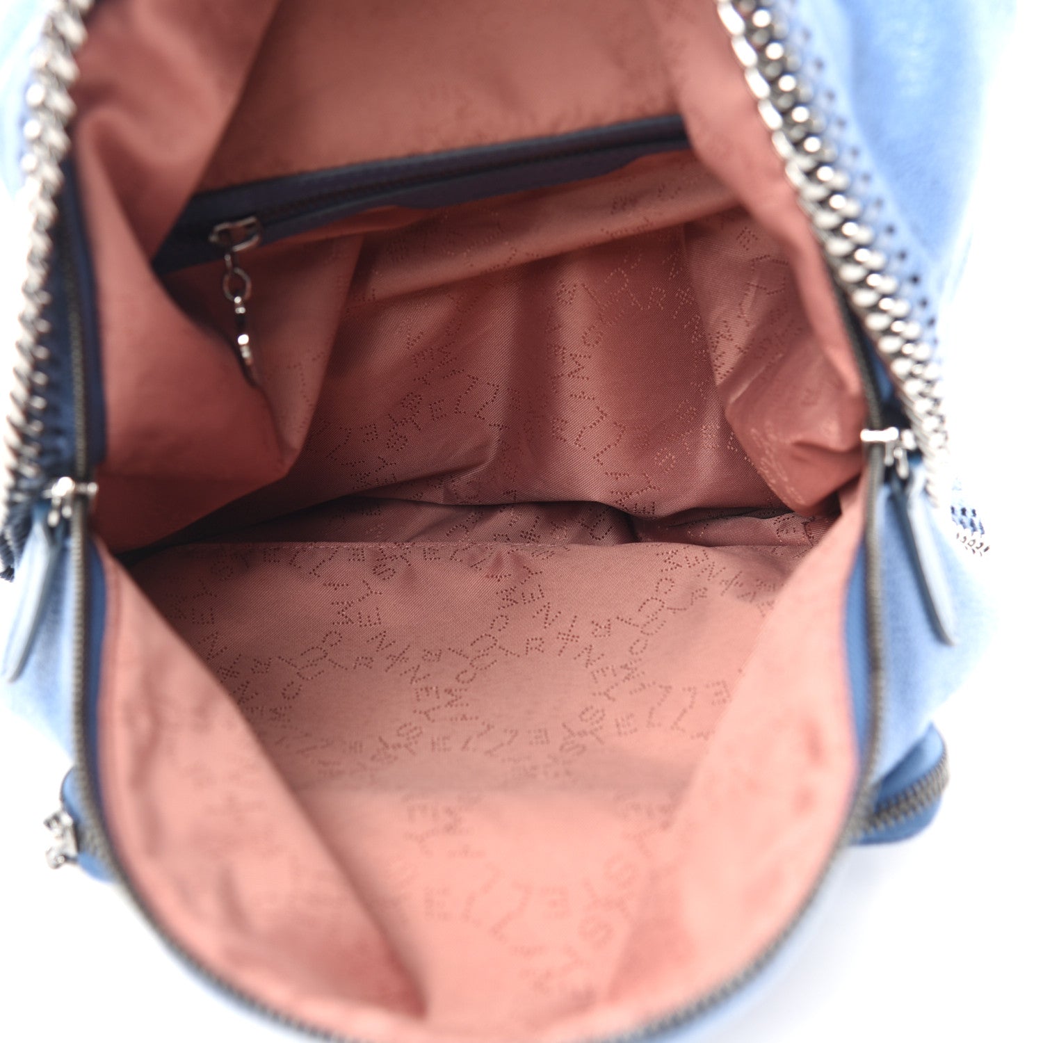 Stella McCartney Shaggy Deer Small Falabella Backpack Blue 5 of 9