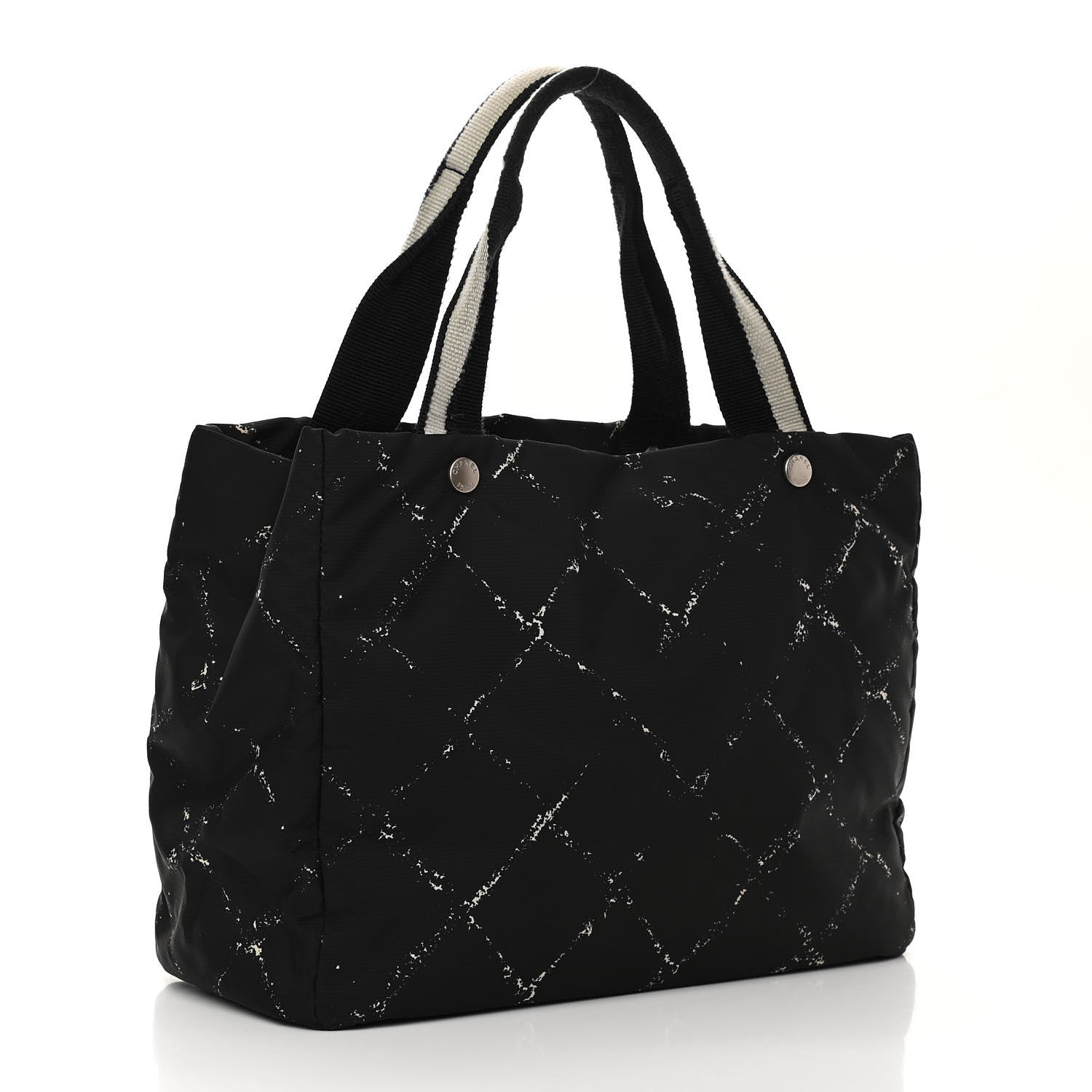 Chanel Nylon Travel Tote Black 3 of 10