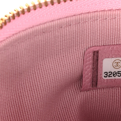 Chanel Caviar Quilted Small Cosmetic Case Pink 7 of 8