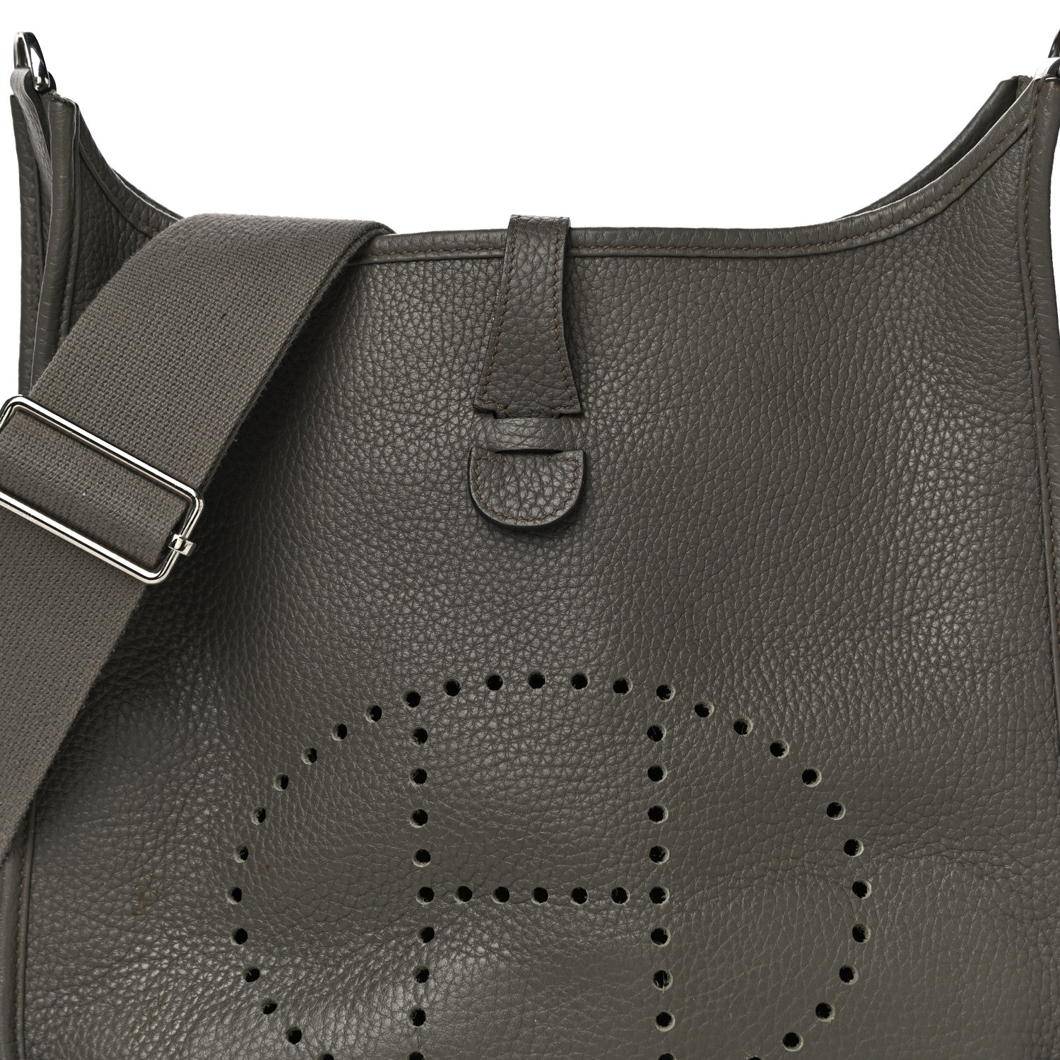Hermes Taurillon Clemence Evelyne III PM Etain 7 of 25