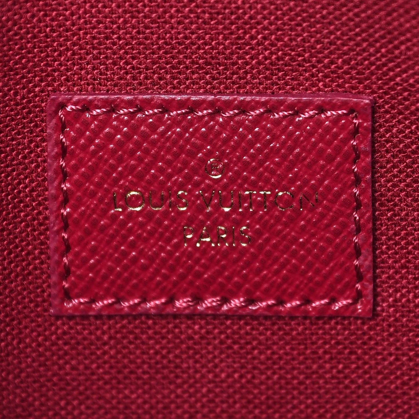 Monogram Pochette Felicie Chain Wallet Fuchsia