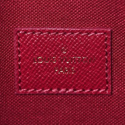 Louis Vuitton Monogram Pochette Felicie Chain Wallet Fuchsia 6 of 9