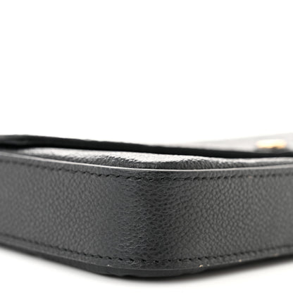 Louis Vuitton Empreinte Pochette Felicie Chain Wallet Black 9 of 10