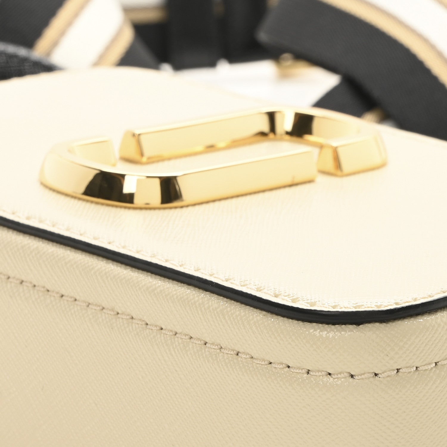 Marc Jacobs Saffiano Small Snapshot Camera Bag New Cloud White Multicolor 9 of 9